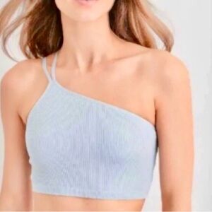 AERIE➕NWT One Shoulder Longline Bralette